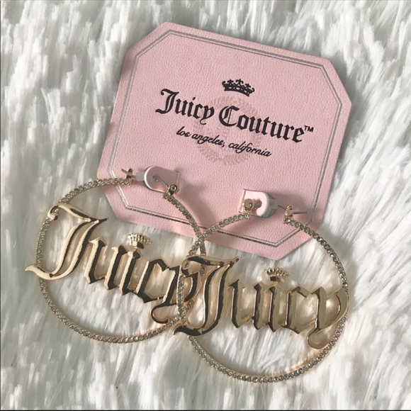 Juicy Couture Jewelry - NWT JUICY COUTURE earrings / hoop earrings